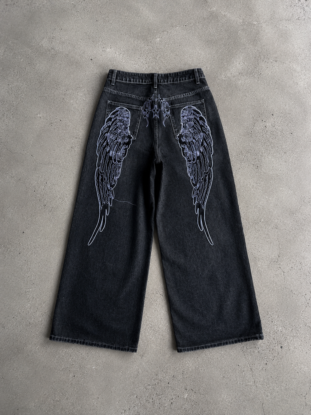 JEAN BLACK WINGS - L/FR42/W34