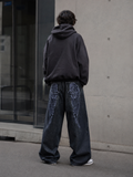 JEAN BLACK WINGS - L/FR42/W34