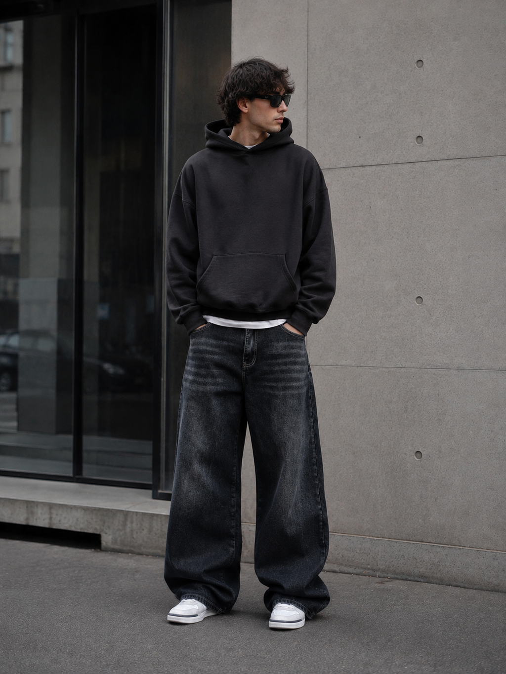 JEAN BLACK WINGS - L/FR42/W34